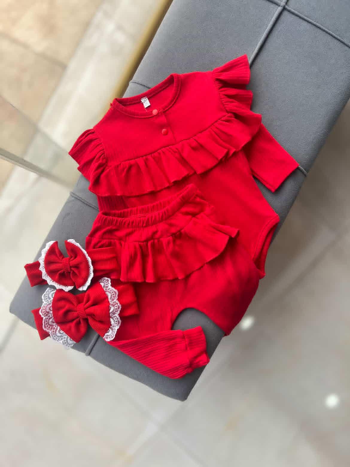 بادی شلوار جلو شلوار چین قرمز کد ۳۸۷